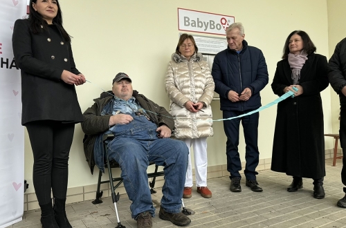 WTC na otevření Babyboxu v Kyjově
